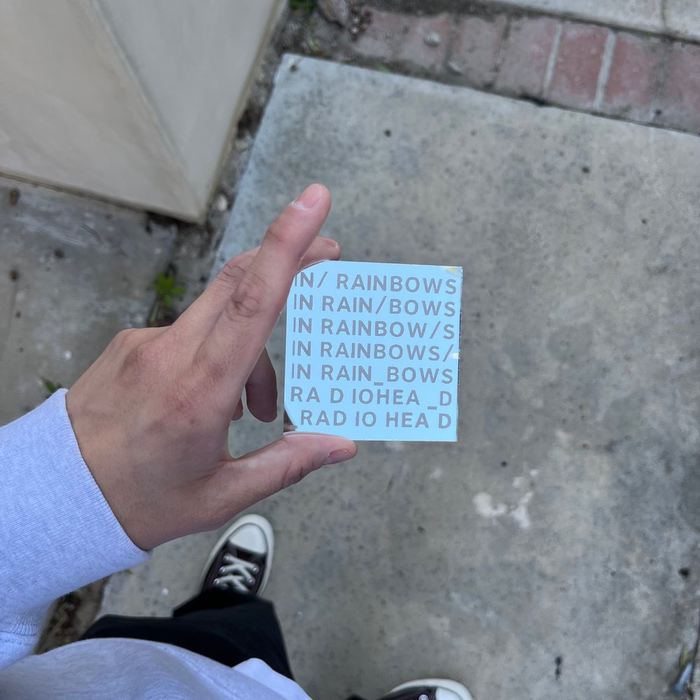 Radiohead “In Rainbows” Color Mirror