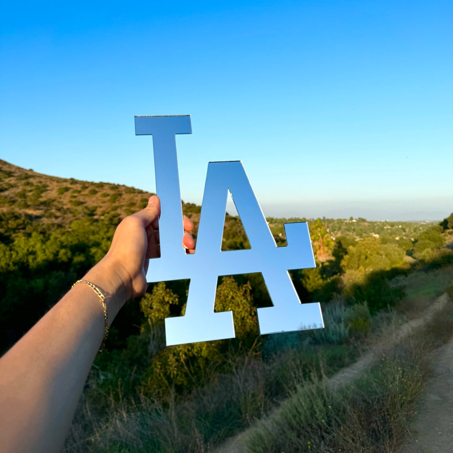 LA Dodgers Mirror (Silver)