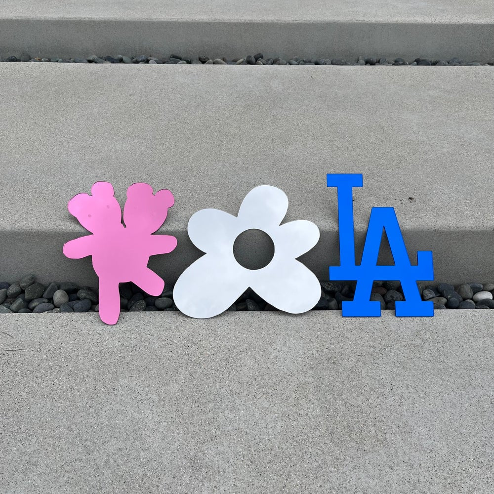 Blue LA Dodger Mirror