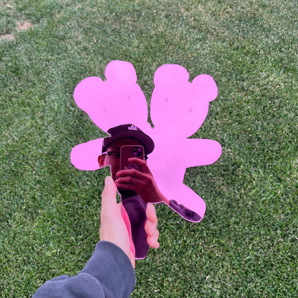 Pink Heavn Bear Mirror